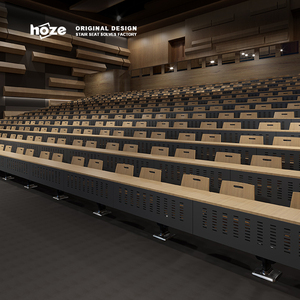 HOZE HS-3103-6 Modern Metal salıncak kol sandalye masa Stepladder okul sınıf çift öğrenci sırası ders - Product Image 3