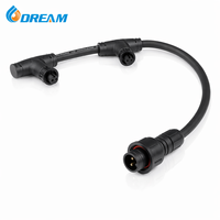 DREAM IP68 Faisceau de câbles moulé en T étanche à 3 brins pour pompe d'irrigation et câble de déneigement