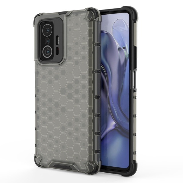For Xiaomi Mi 11T / 11T Pro Shockproof Honeycomb PC + TPU Phone Case Shockproof Protection