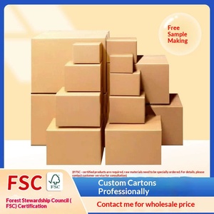 Custom Printed Logo Corrugated <b>Shipping</b> <b>Boxes</b> for E-commerce Logistics Free Design - Product Image 3