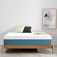 Matelas à ressorts ensachés en mousse à mémoire de forme haute densité, 10 pouces, fermeté moyenne, prix d'usine