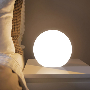 15cm 6 pouces rechargeable étanche LED boule solaire intérieur/extérieur bébé jouet lumière illuminée PE plastique IP65 DC alimentation électrique - Product Image 2
