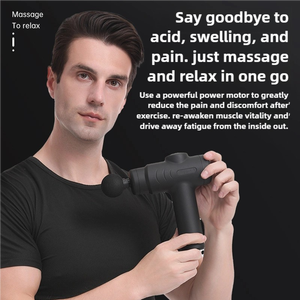 Nouveau 2025 Mini pistolet de massage corporel électrique sans fil de haute qualité, portable, fonction de chaleur, rechargeable, contrôle de la minuterie, pour un massage profond - Product Image 4