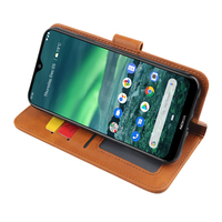 Coque de téléphone portable en cuir, étui à rabat, en cuir, pour Nokia 2.3 7.2 6.2 3.1A 3.1C 2.2 3.2 9 Pureview X71 8.1Plus 4.2 1Plus