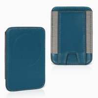 Étui Portefeuille Magnétique Élastique pour Cartes, en Cuir PU Mince, Support Magnétique pour iPhone 17 Pro Max
