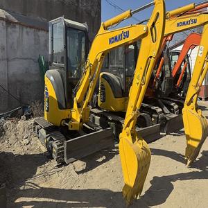 Excavatrice d'occasion Komatsu35MR 3.5 tonnes Moteur d'origine PLC Boîte de vitesses Pompe Moteur Modèle 2024 Garantie 1 an Godet rapide de 0.38m - Product Image 1