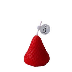 Strawberry Scented <b>Candles</b> Handmade Soybean Wax Home Decoration Gift - Product Image 2