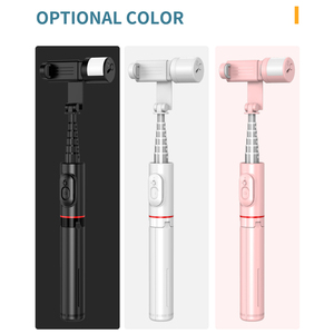 Mini trípode extendido para teléfono Selfie Stick inalámbrico con diseño oculto de belleza giratorio Luz de relleno giratoria - Product Image 2