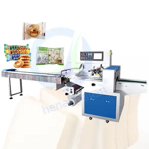 OCEAN China Small Business Bread Biscuit Wrapping Horizontal Pack Machine Manufacturer Price for Sale