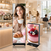 Tótem LED Móvil P2.5 de 35.5kg con Pantalla de Ahorro de Energía para Publicidad de Postres y Pasteles de Temporada en Boutiques y Proyectos de Suministro Minorista