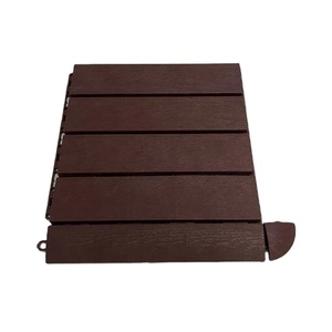 Plancher en plastique de grain en bois de la tuile pp de plate-forme de bricolage de verrouillage - Product Image 1