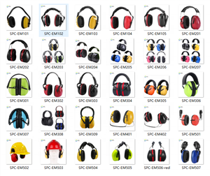 Modelo barato reutilizable anti-ruido cancelación desmontable protección auditiva casco montado orejeras defensas insonorizadas orejeras - Product Image 6