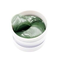 Patchs Hydrogel au Collagène et Or 24K pour le Contour des Yeux, Marque Blanche OEM, 60 Patchs en Pot, Raffermissant, Éclaircissant, Masque Végétalien en Feuille pour les Yeux, Vente en Gros