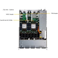 Supermicro CloudDC SuperServer SYS-121C-TN2R SYS-611C-TN4R deux prises E (LGA-4677) Processeurs évolutifs Intel Xeon de 4e génération