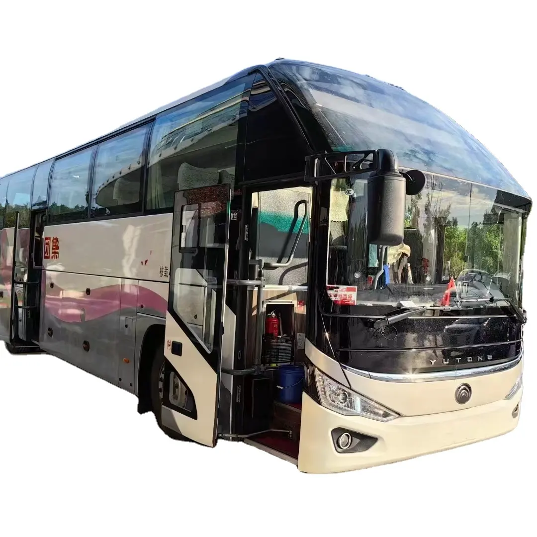 Bus Yutong d'occasion à bas prix avec châssis Airbag Bus à deux portes 55-60 places Bus de voyage en ville de luxe pour l'Afrique Vente