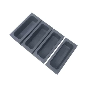 High Density Graphite boat tray trough Graphite ingot box mold