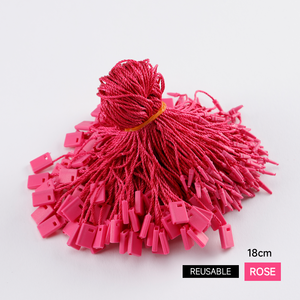 팩당 공장 직접 1000 개 18cm 블랙 잠금 총알 의류 슬링 패치 교수형 로프 프리미엄 의류 라벨 유형 - Product Image 3