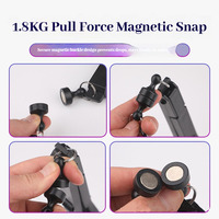 Pince de pêche portable en plastique ABS de style japonais avec poignée magnétique et clip de dégagement rapide