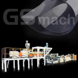 Máquina de fabricación de láminas PET de extrusión de doble tornillo de pequeña etiqueta, línea de producción de extrusión para el campo del embalaje de plástico