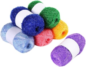 Fil de soie brillant antiadhésif pour tissu, fil de verre, sac fait main DIY, tissu fraise, laine de soie dorée brillante - Product Image 1