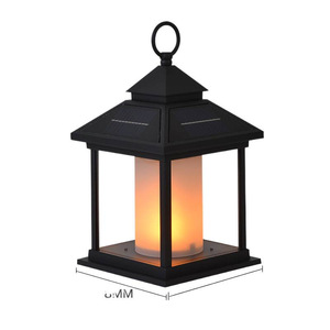 Solar <b>Lantern</b> Led Candle Light 32mm X 18mm Water Resistant Outdoor Garden <b>Lamp</b> - Product Image 2
