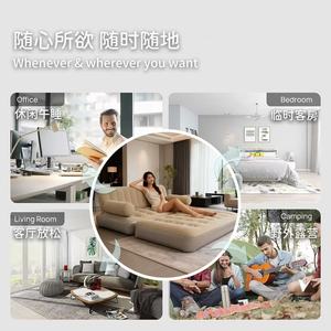 आधुनिक inflatable pvc सोफे बिस्तर पोर्टेबल inflatable सोफे inflatable सोफे के आकार - Product Image 6