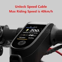 Câble de déverrouillage de vitesse personnalisé 40 km/h pour trottinette électrique Ninebot by Segway F3 E/F3 Pro E – Accessoires de ligne de freinage de vitesse