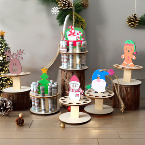 Christmas Decoration Holiday Cash Gift Holder Creative Graduation Cash Gift Holder Laser Cut Wooden Christmas Money <b>Clip</b> - Product Image 2