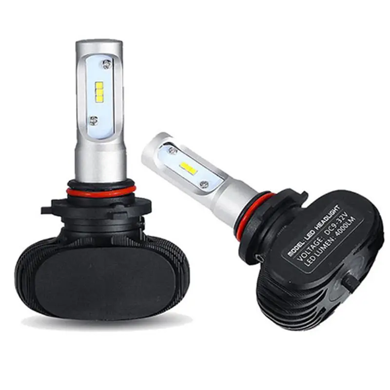 Jhs Nhà Máy Giá S1 Xe LED Bóng đèn không quạt 6000K màu trắng tự nhiên sáng H11 H4 H7 tự động xe Đèn pha Bóng đèn cho xe