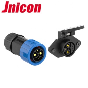 Conector Impermeable Jnicon <span class=keywords><strong>M23</strong></span> Push Lock de 2 Pines para Alimentación y 5 Pines para Datos para Bicicleta Eléctrica - Product Image 4