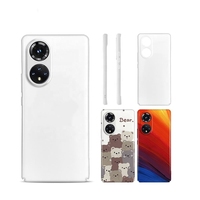 Coques de téléphone vierges pour sublimation 3D pour la série Huawei Honor, transfert thermique, coque de protection mobile en PC rigide mince, film protecteur