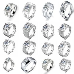 Anillos de Plata de Ley 925 para <span class=keywords><strong>Mujer</strong></span>, Anillos de Compromiso y Matrimonio para Hombre, Venta al Por Mayor - Product Image 4