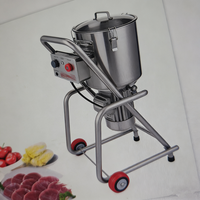 Machine à mélanger de grande capacité commerciale, moulin à aliments en acier inoxydable, mélangeur pour sauce chili sèche/humide, purée de gingembre