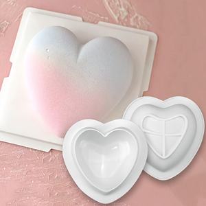 Stampi in Silicone SILIKOLOVE Personalizzabili a Forma di Cuore 3D per Mousse e Pasticceria, Stampi per Decorazione Torte - Product Image 5