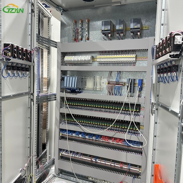 Complete Set PLC Electrical Control Cabinet Full Assembly Control Panel IP55 Protection Ethernet Communication for Industrial