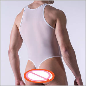 Biancheria <span class=keywords><strong>intima</strong></span> Gay all'ingrosso slip da <span class=keywords><strong>uomo</strong></span> pendono collo Bikini a forma di V Sexy tuta <span class=keywords><strong>intima</strong></span> di un pezzo - Product Image 3