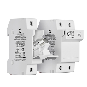 TUV IEC CE WSPV-32 gpv 10A 12A 15A 16A 20A 30A 50A 63A 10x38 1P 2P PV mảng 1000V năng lượng mặt trời DC cầu chì chủ cơ sở và liên kết - Product Image 1