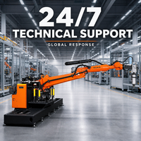 Robot Penggilingan KUKA KR210 R2700 dengan Meja Putar dan Rel Lantai yang Dapat Disesuaikan (Turnkey)