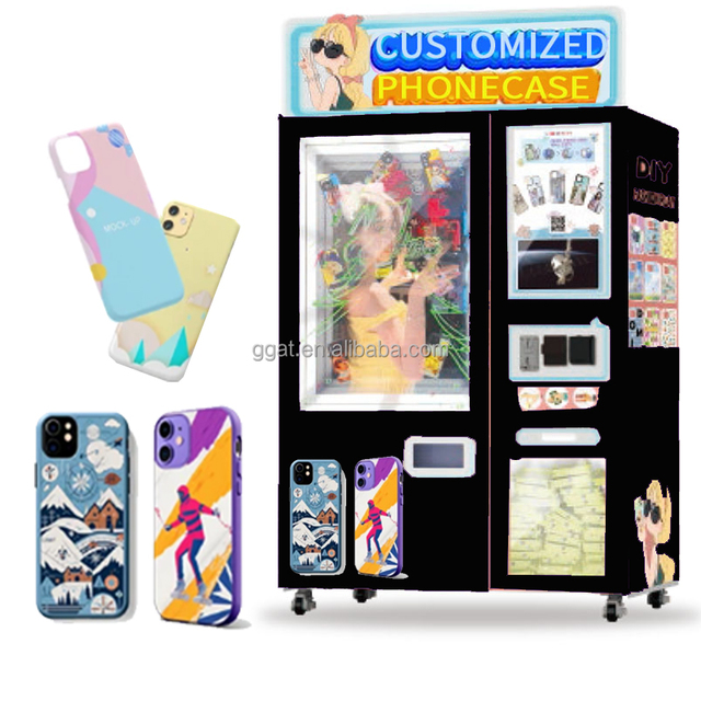 Customized Cell Phone Case Making Machines Coin Operated Electric Personalized Diy Mobile Phone Case Making Machine