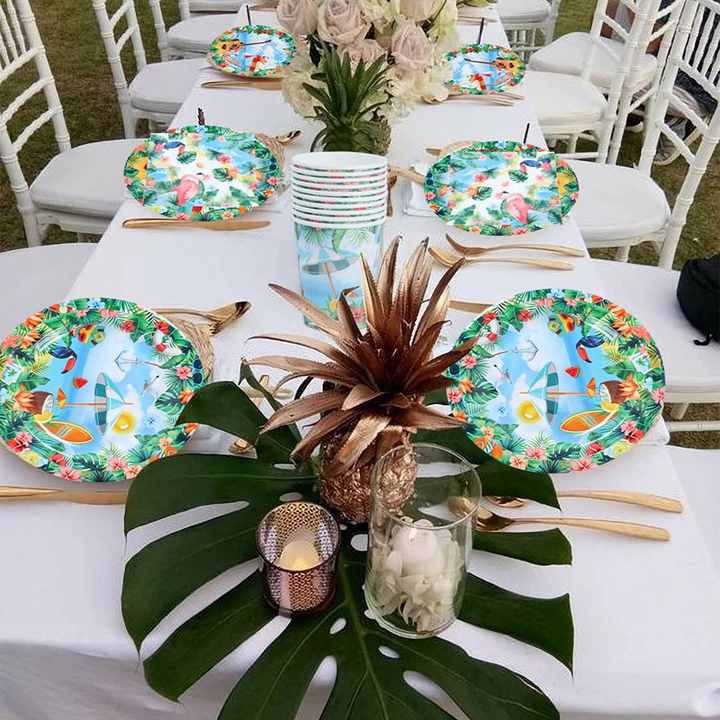 Set Stoviglie Compleanno Cinnamoroll - 40 Pezzi Tovaglioli, Piatti E Tovaglia - Foto 2