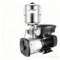 Pompe à eau domestique silencieuse à fréquence variable intelligente HR CMI en acier inoxydable, pompe à pression pour l'irrigation des jardins