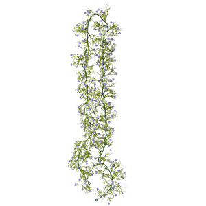Guirlande de fleurs artificielles en plastique Qiangxing Baby's Breath 165 cm pour la décoration de la maison et des mariages - Product Image 5