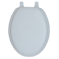Siège de toilette moderne allongé Yijia, standard américain, 17'' 19'', avec coussin en éponge souple, antidérapant, écologique, à face fermée