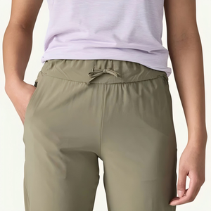 Pantalon Harem <span class=keywords><strong>Chino</strong></span> <span class=keywords><strong>Femme</strong></span> de Qualité Supérieure en Spandex/Polyester avec Cordon de Serrage, Respirant, Coupe Décontractée Mi-Haute pour l'Extérieur, Automne, Vente en Gros - Product Image 5