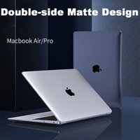 Étui antichoc super léger mat givré pour ordinateur portable Macbook Pro 14 15 pouces, coque Air 13