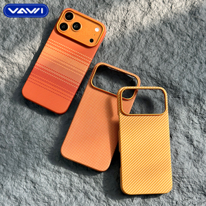 VAWI V-K01 Étui de téléphone en fibre d'aramide de haute qualité, ultra-fin, en fibre de carbone, antichoc, pour iPhone 15 16 17 Pro Max, étui Android - Product Image 6