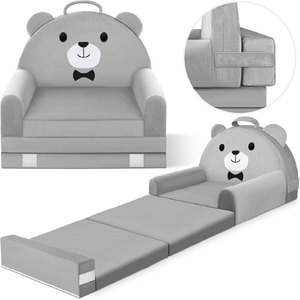 Giving Tree <b>Kids</b> Folding <b>Sofa</b> Chair 3 Layer Cartoon Design Foldable For Indoor Outdoor Use Age 3 And Above - Product Image 3