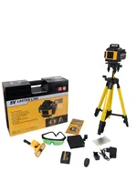 Niveau laser professionnel 360 4D Nivelir, 16 lignes avec contrôle et trépied, lumière verte 360