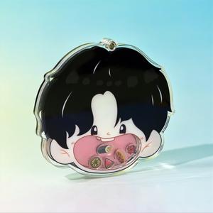 الاكريليك سحر الجنية الذيل سلسلة مفاتيح مصنوعة من الأكريليك قلادة لطيف شفافة قلادة - Product Image 3