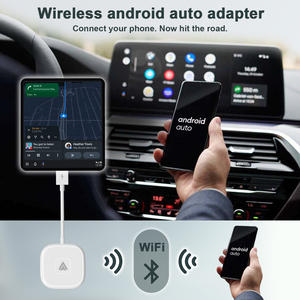 Dongle Android Auto sans fil avec WiFi 5 GHz et commande vocale pour voitures <span class=keywords><strong>Audi</strong></span>/VW - Adaptateur USB Plug & Play - Product Image 3